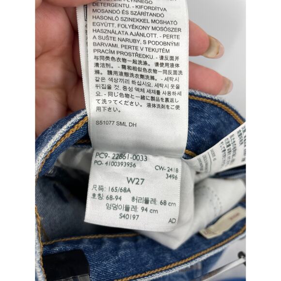 Levi’s Jeans Womens 27 Wedgie Icon Fit Higher Love Hi-Rise Distressed Denim - Picture 9 of 10